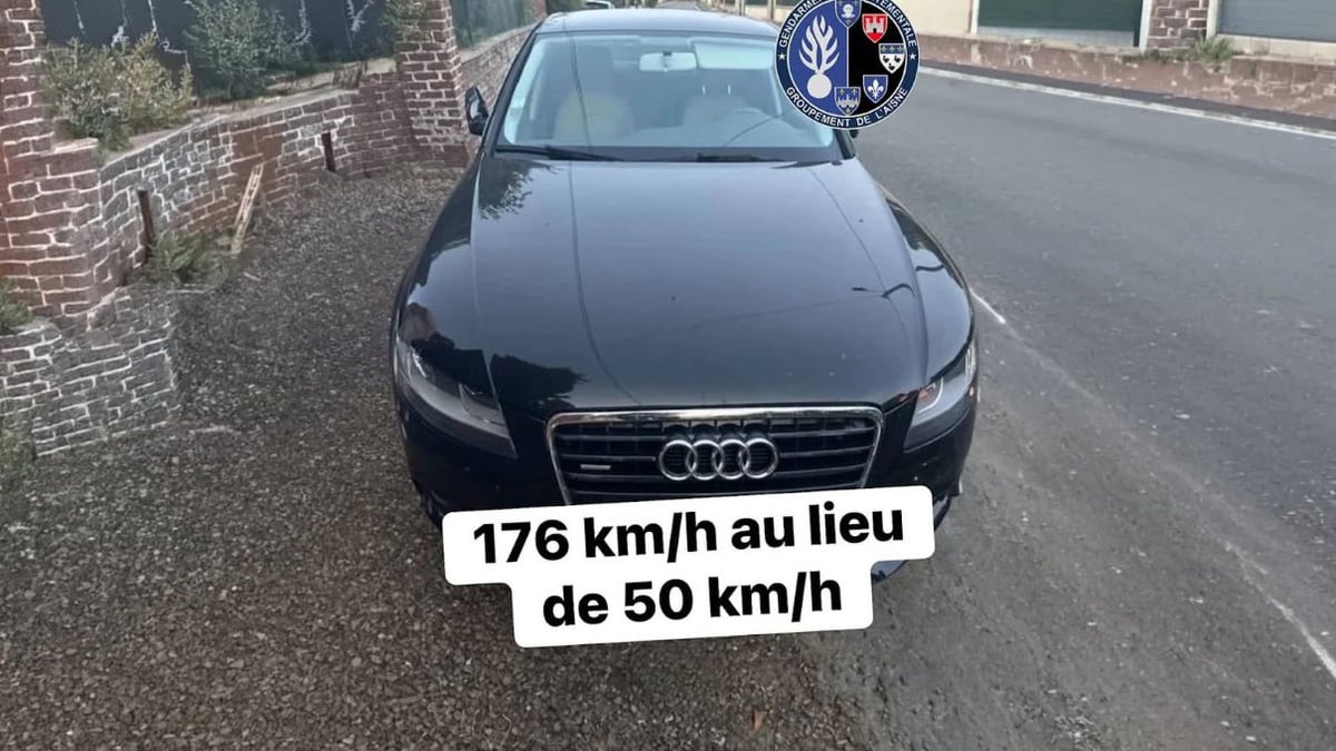 Les gendarmes sont très clairs : l’arrestation de ce fou du volant à 176 km/h en ville va lui coûter très cher