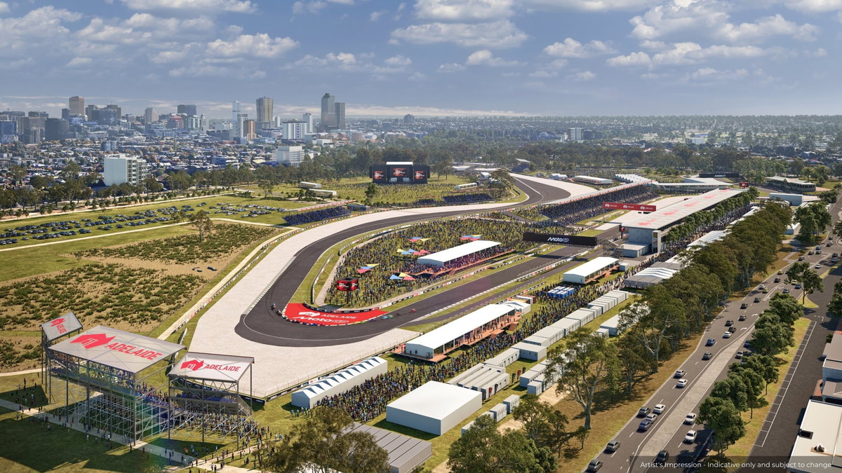 MotoGP gives first look at controversial Adelaide track
