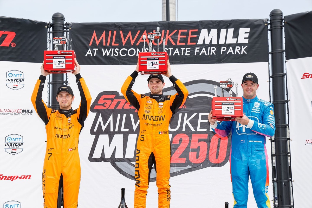 Pato O’Ward wins Milwaukee IndyCar Race 2