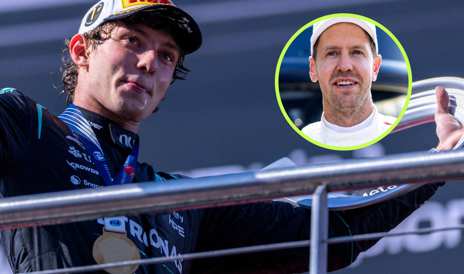Sebastian Vettel responds as Kimi Antonelli closes in on 16-year F1 record