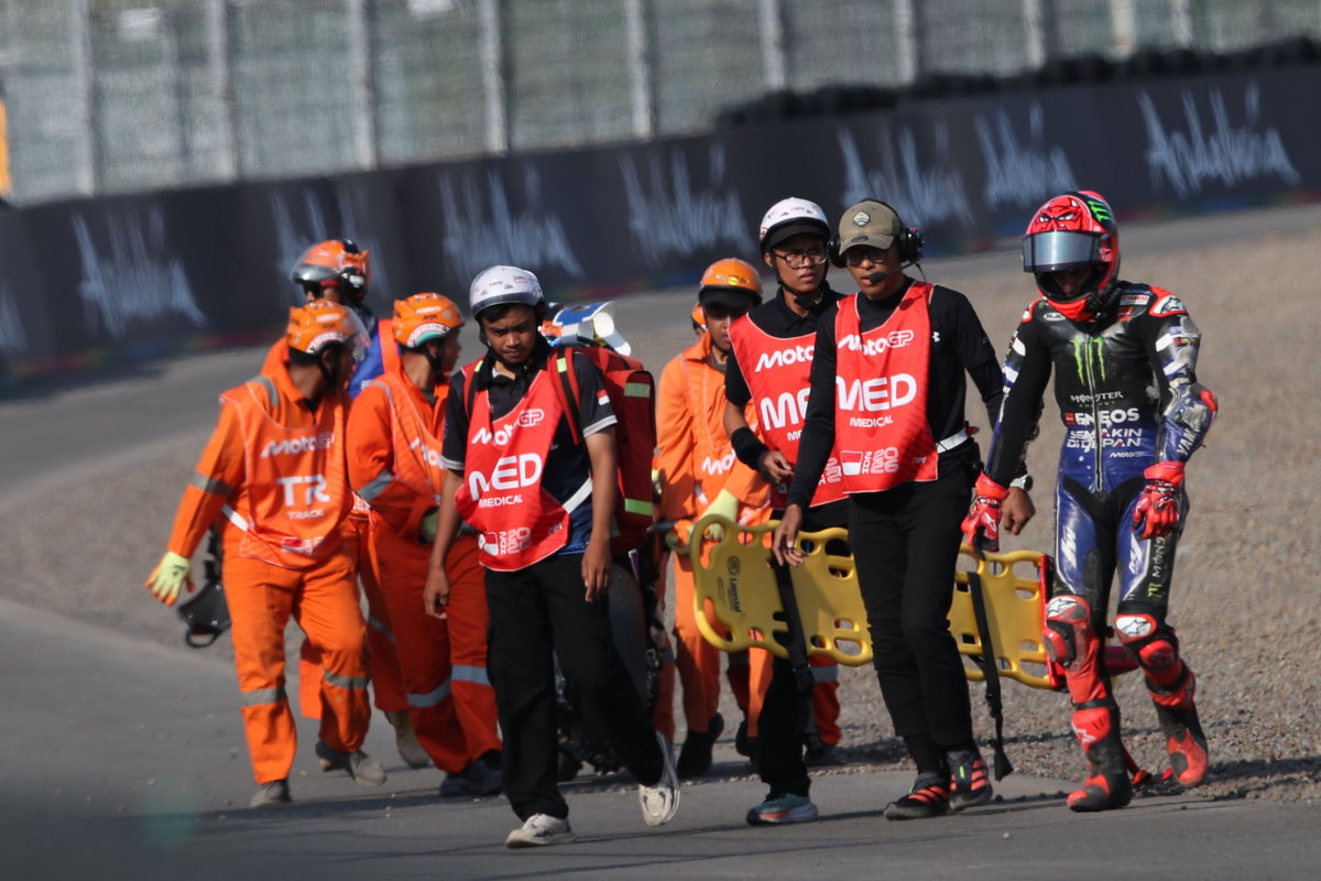 Fabio Quartararo “lucky” to avoid Marc Marquez-style Indonesia crash
