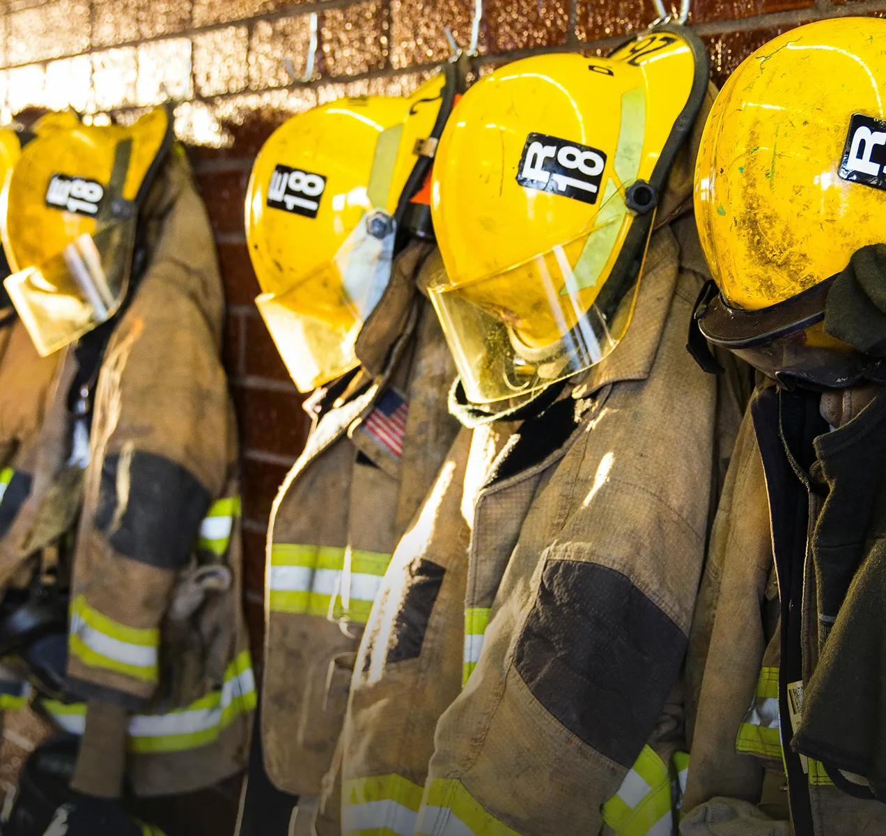 Firefighter helmets