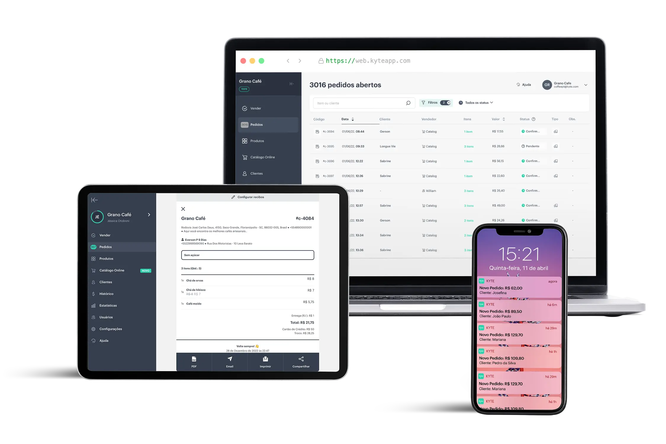 Kyte sistema integrado