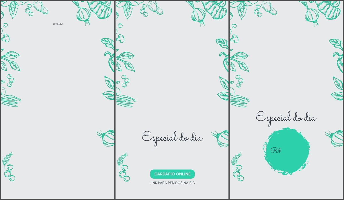 template cardápio saudável II