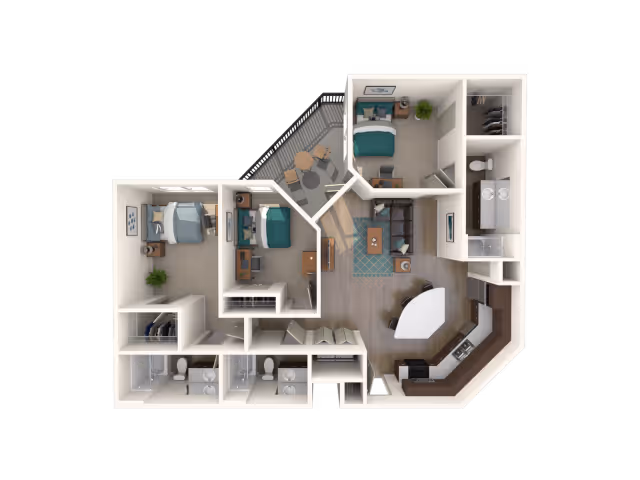 3x3 floor plan