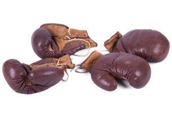 Vintage-Boxhandschuhe