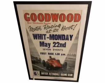 Set di poster classici Goodwood anni 1960
