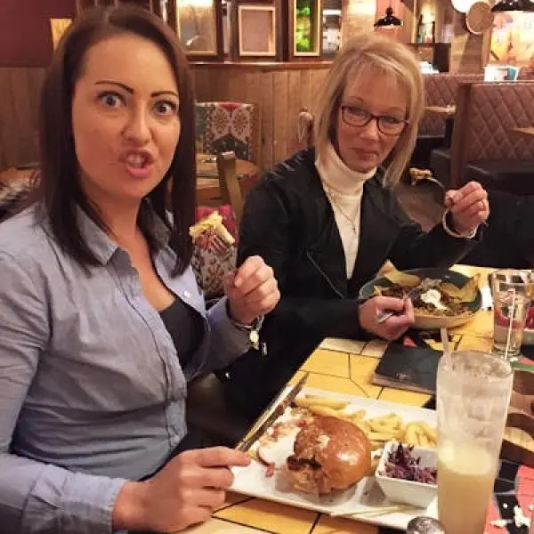 A meal and drinks paid for