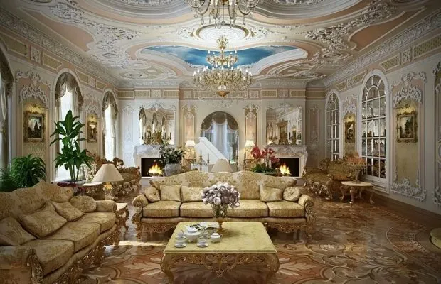 Baroque Style In The Interior Of The Apartment