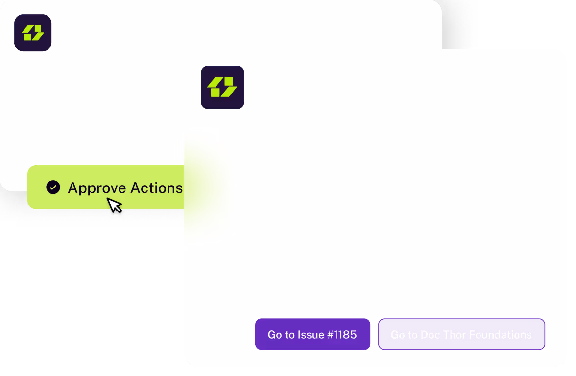 A white envelope with a green sticker on it.