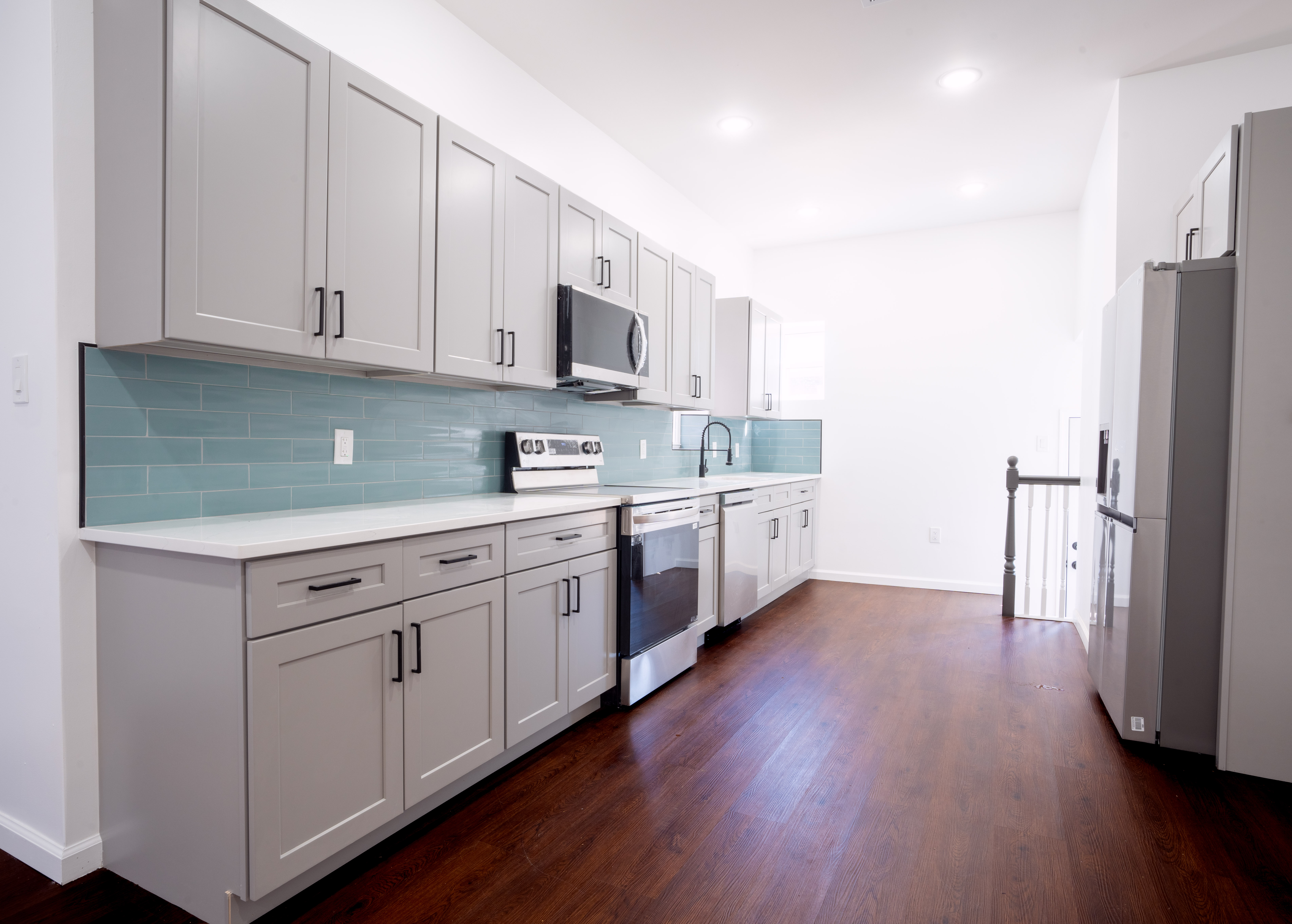 Brick-to-brick rehab for a large single-family home in the Germantown neighborhood of Philadelphia.