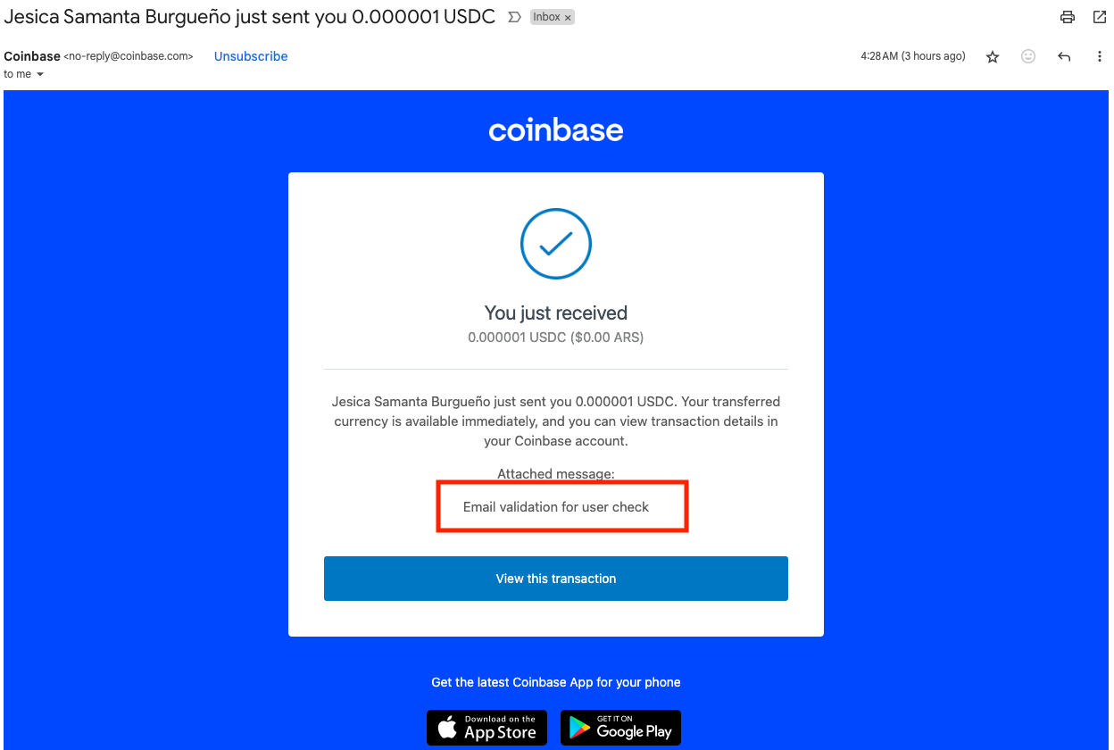 account checking - email