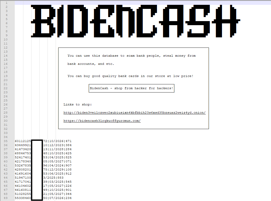 bidencash content