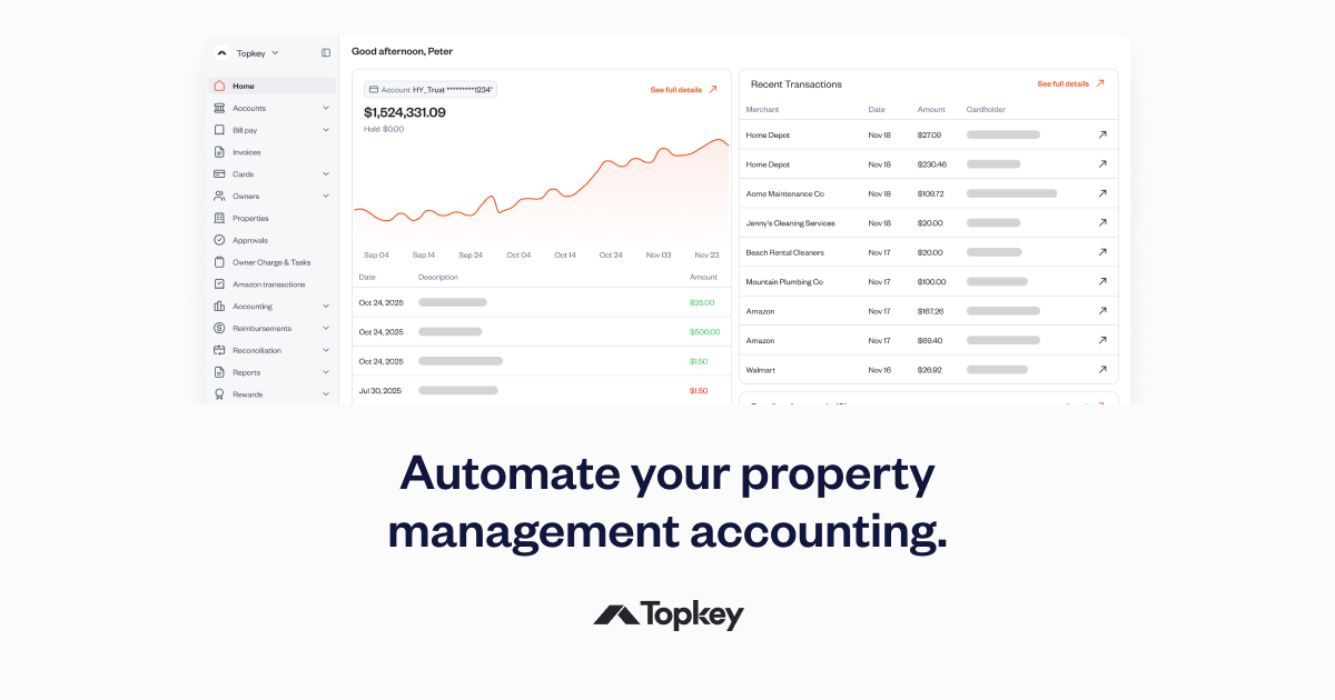 Topkey Financial Automation for Vacation & Short-Term Rental Managers logo
