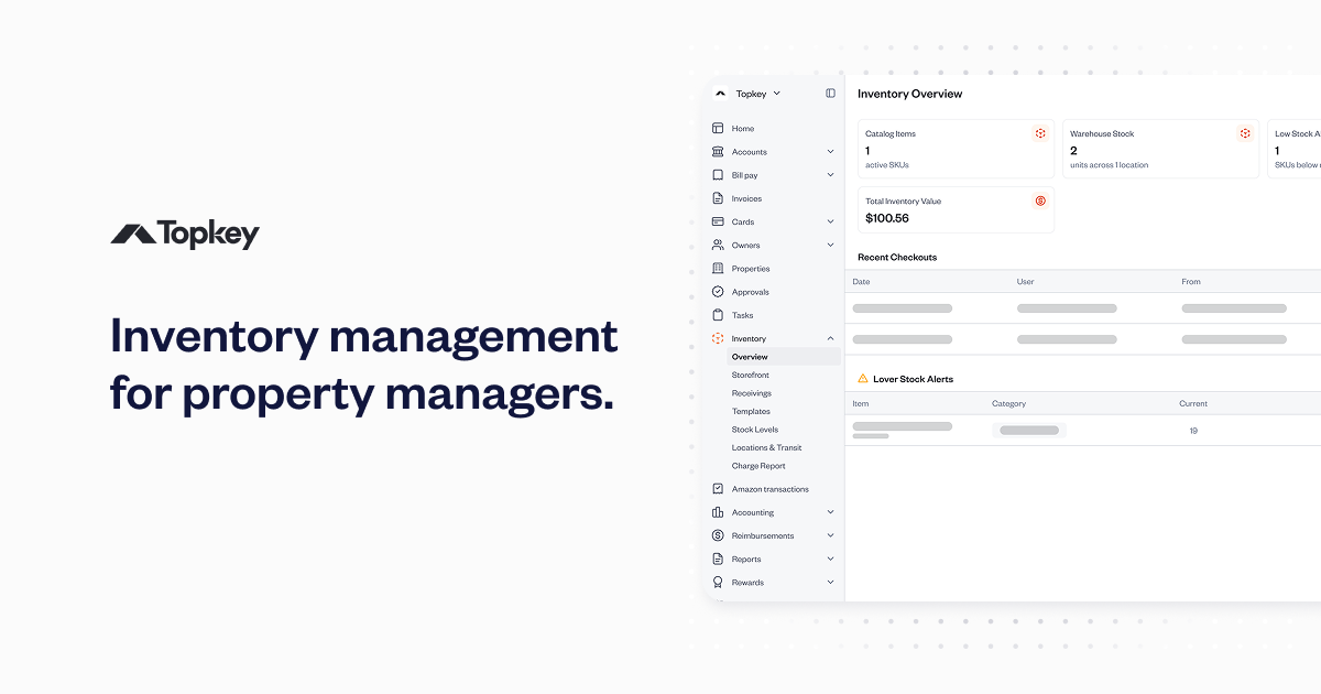 Inventory Management for Property Managers | Track Stock & Automate ...