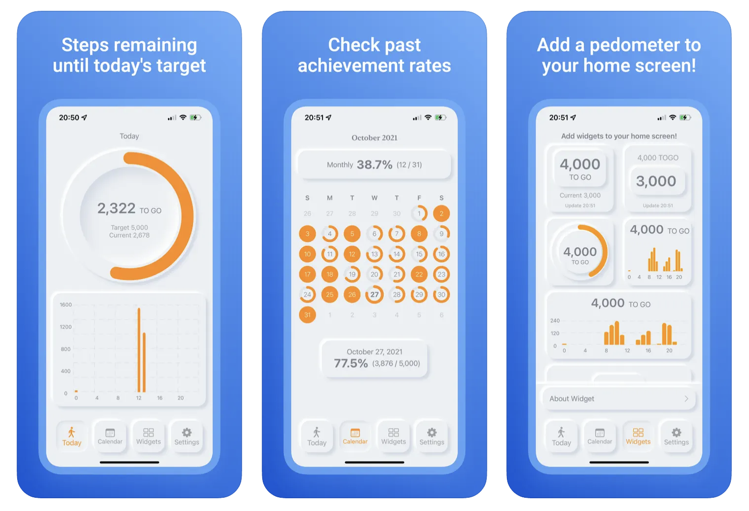 Neumorphic UI elements in a fitness tracker app with raised buttons and calendar cards.