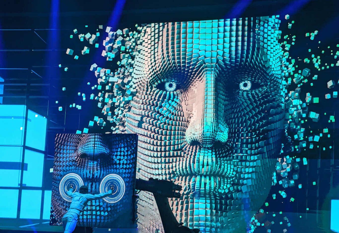 image of futuristic classroom setting