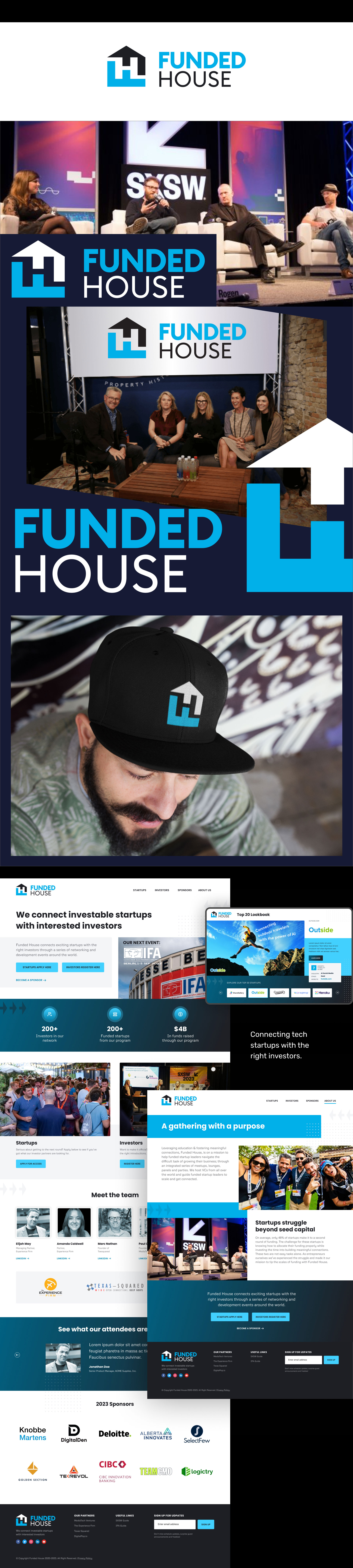 branding and identity design case study for Funded House