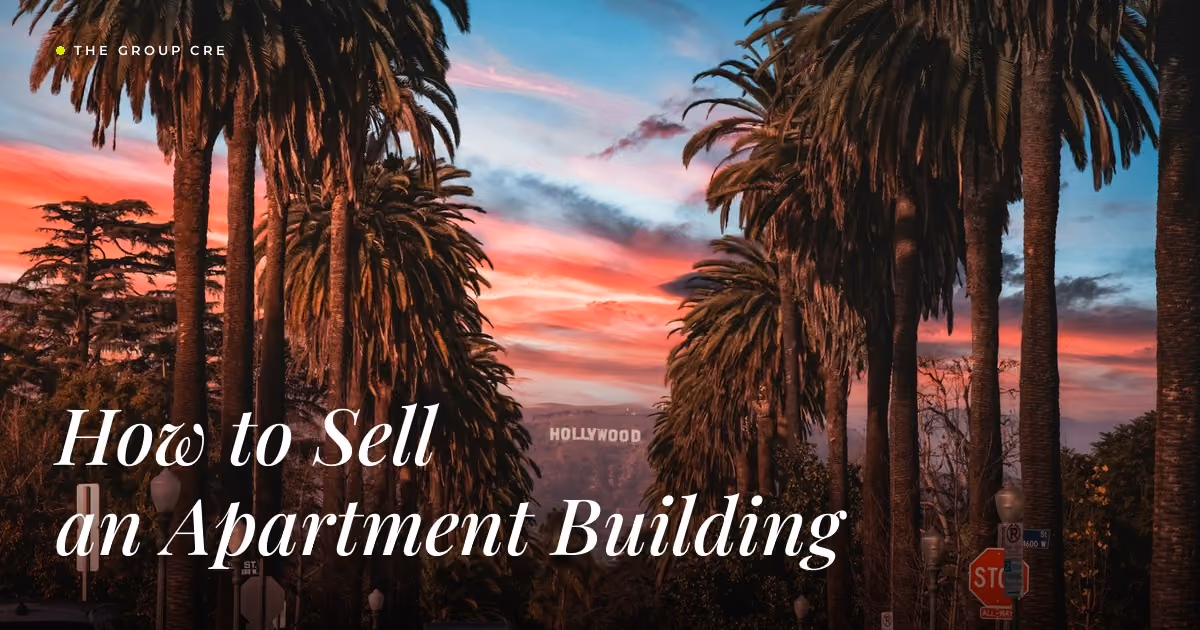 Los Angeles palm trees at sunset representing the LA multifamily sale process