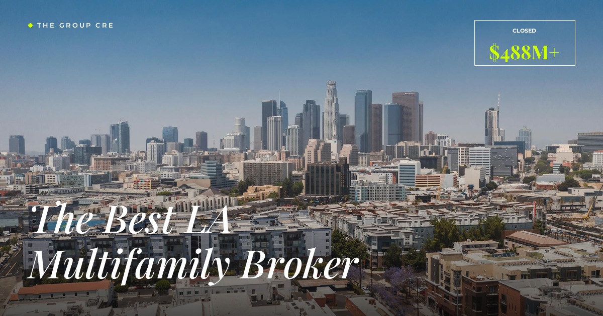 Los Angeles apartment buildings representing The Group CRE broker track record