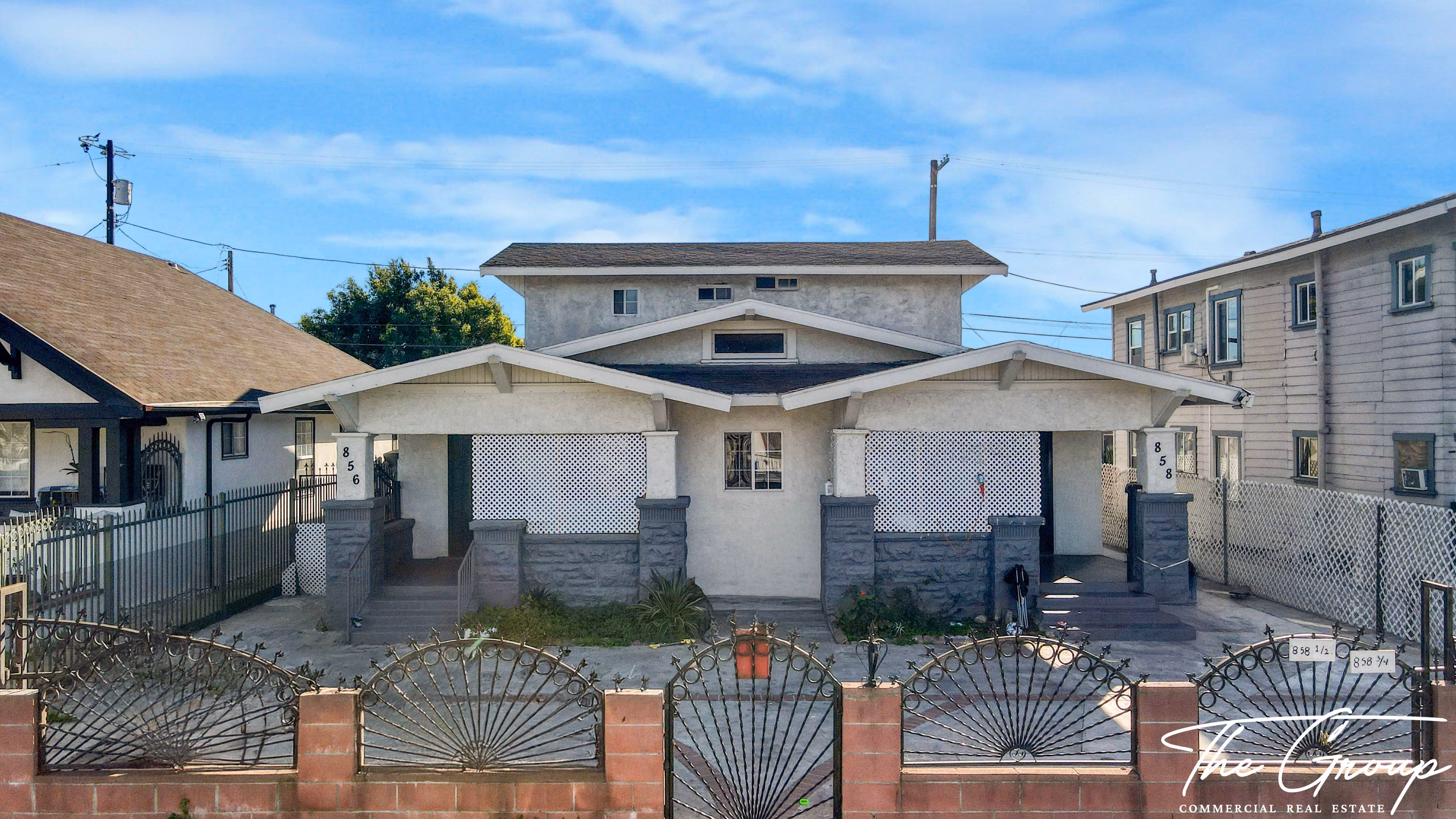 4-unit multifamily apartment building at 856 W 47th St, Los Angeles, CA 90037