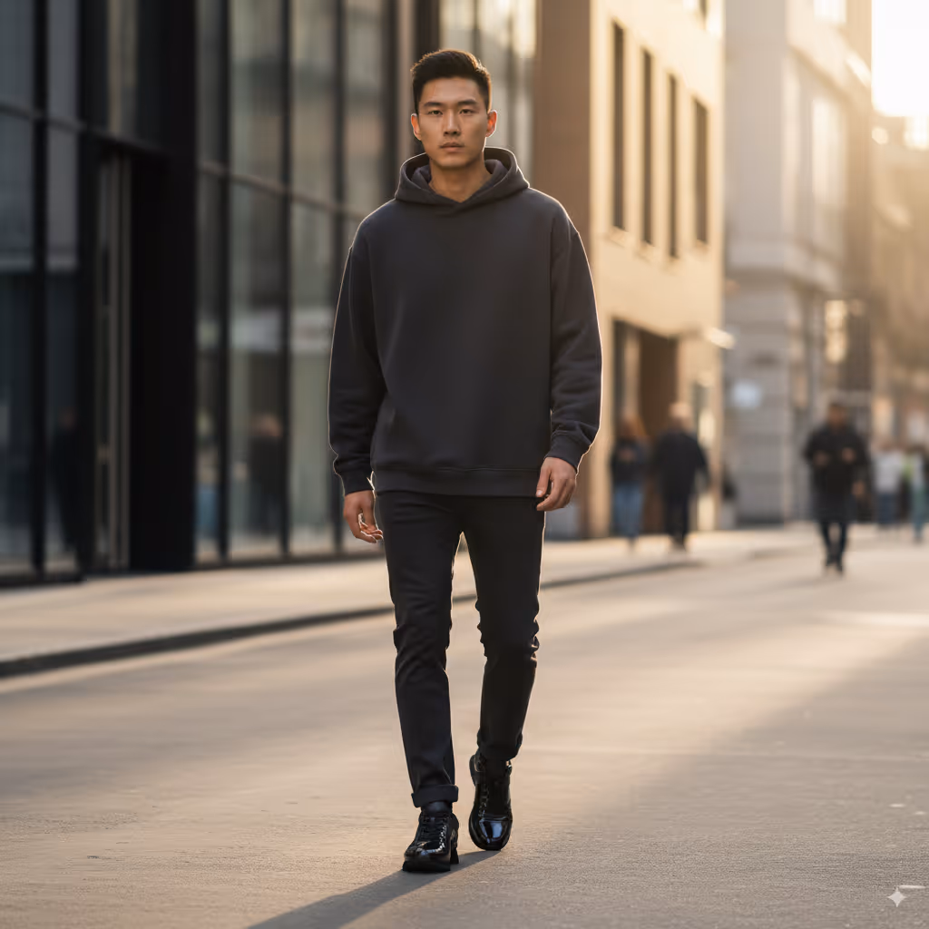 image of customer browsing store aisles (for a footwear store)