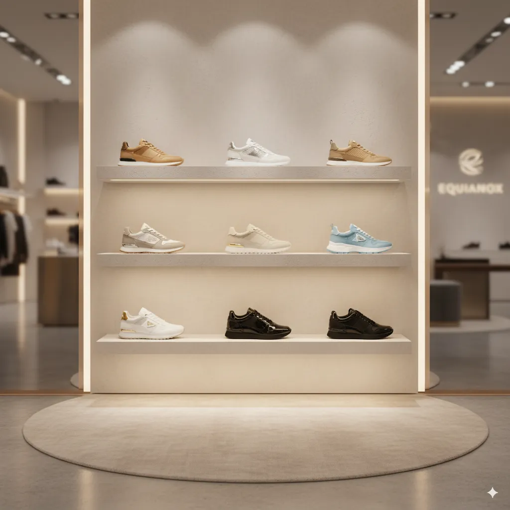 [background image] image of a previous event display (for a footwear store)