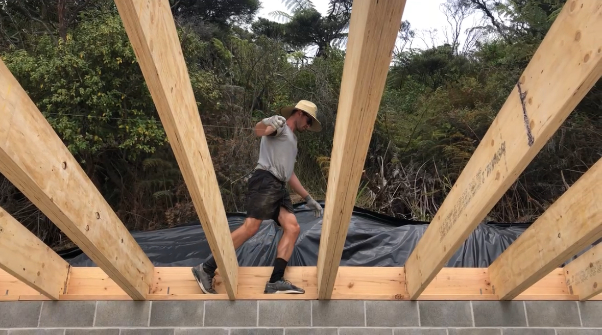 MDA house by Matt Deeb Architecture during construction