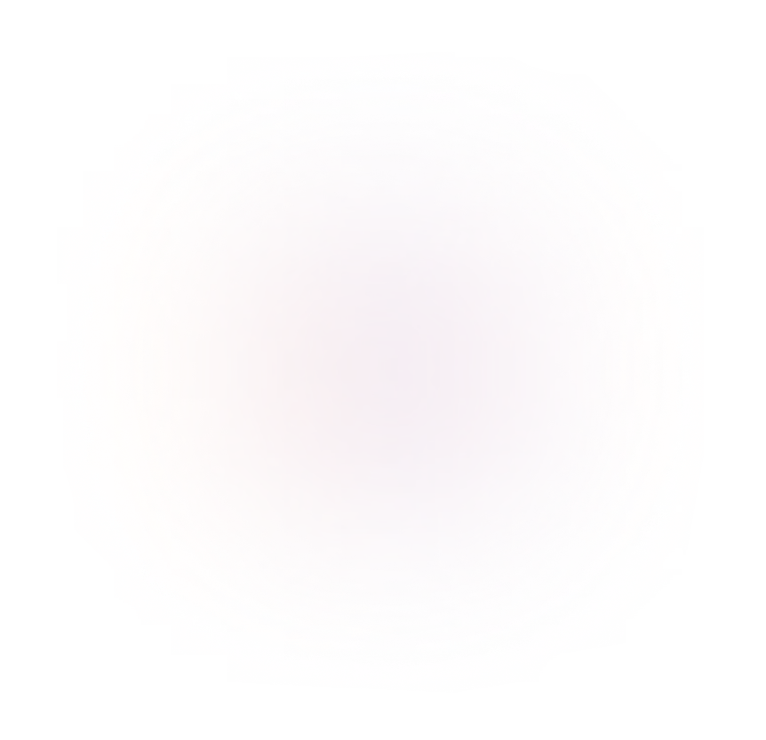 Blurred circular gradient with orange, purple, and red hues fading outward on a black background.