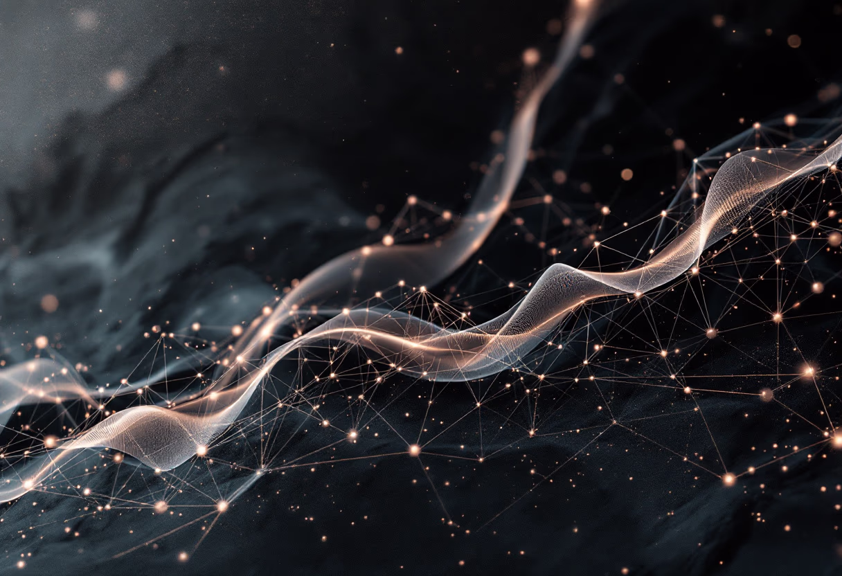 image of network connections on a screen