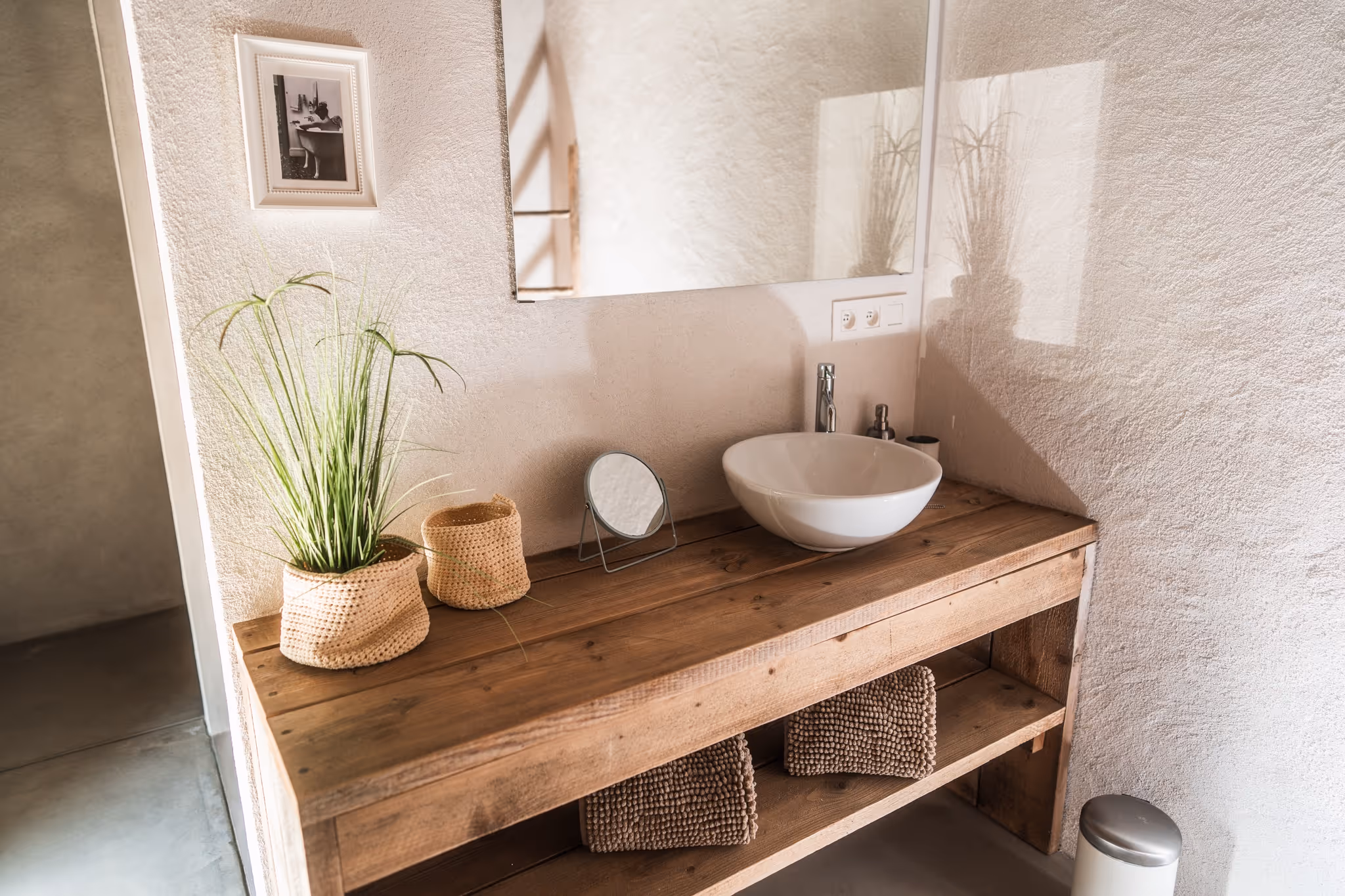 Verhuur van een huisje met badkamer