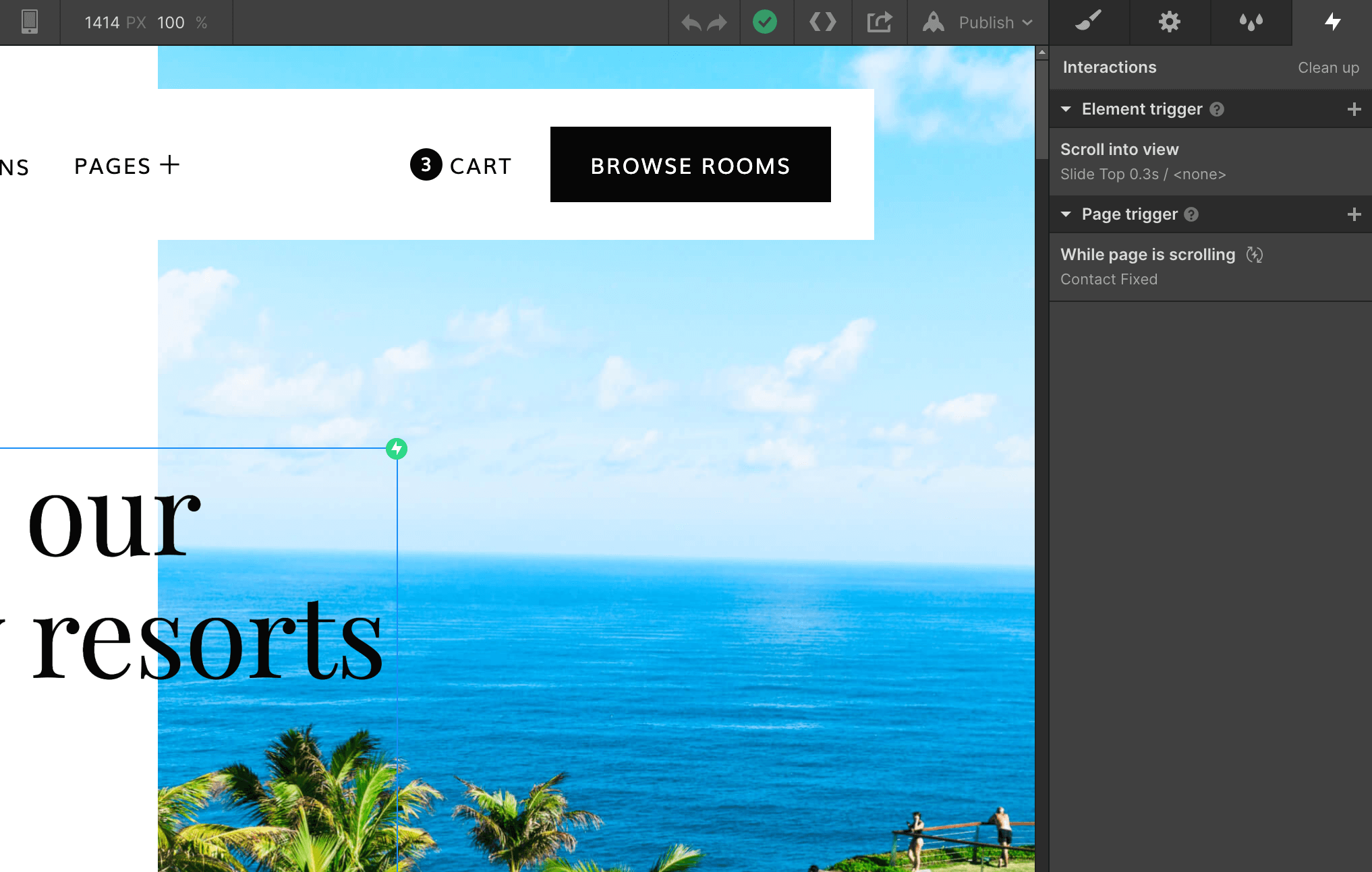 Animations - Hotel Webflow Template