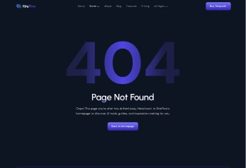 Webflow Template Error Page