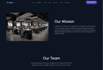 Webflow Template About Page