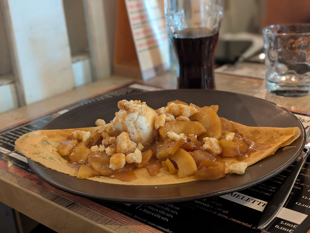 Crêpe Crumble