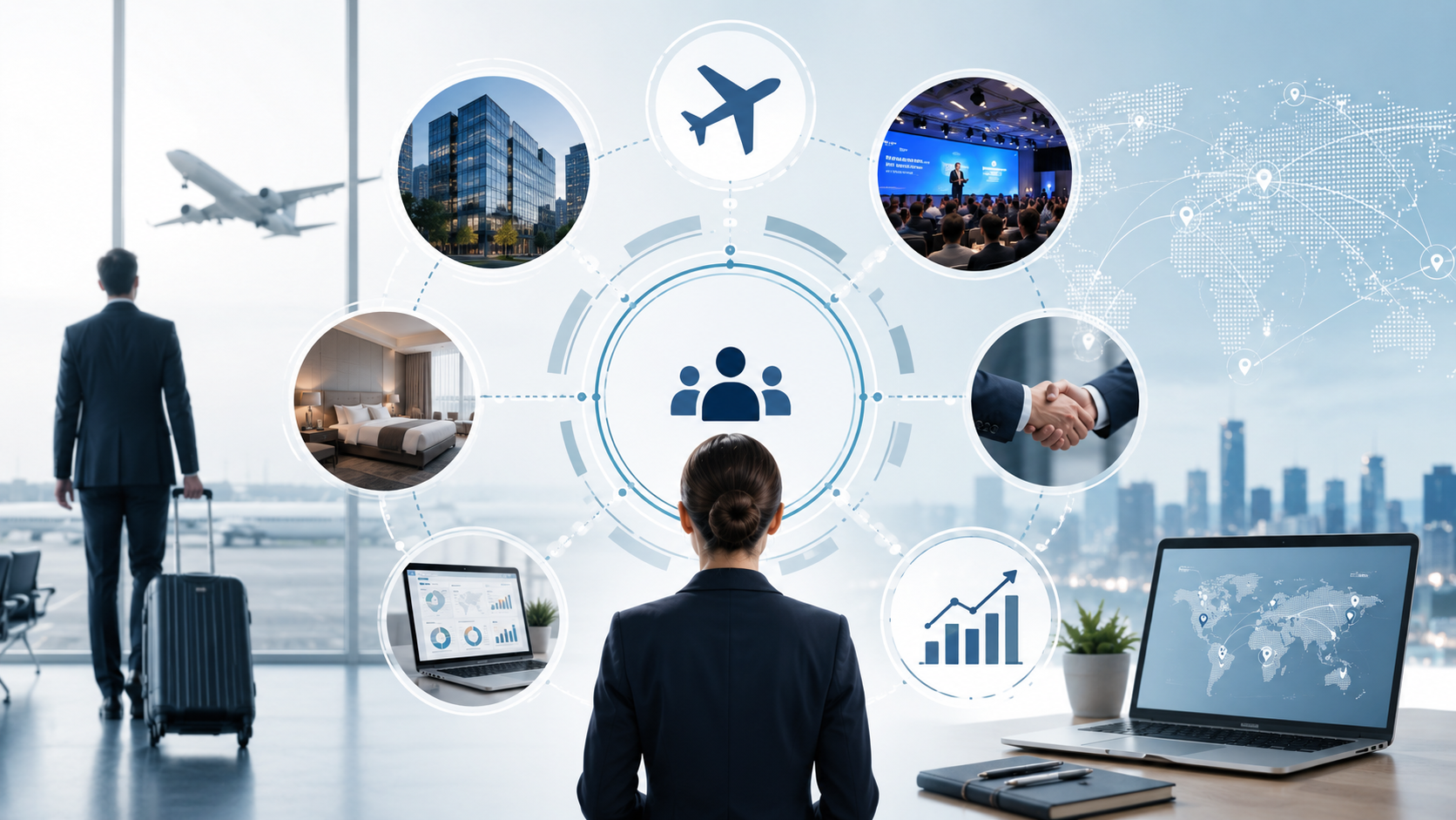 Modelo eficiente para gestionar viajes corporativos y MICE