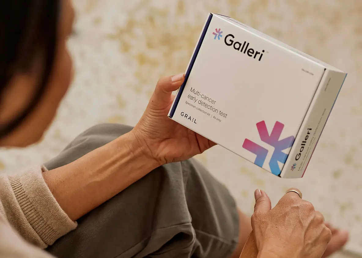 Galleri multi-cancer early detection test kit for preventive cancer screening.
