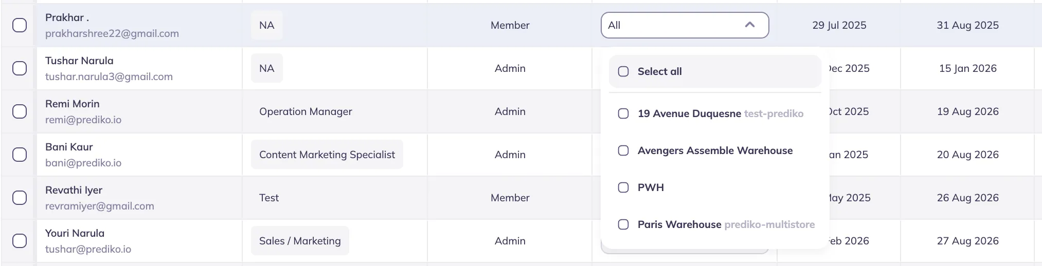 Location permissions
