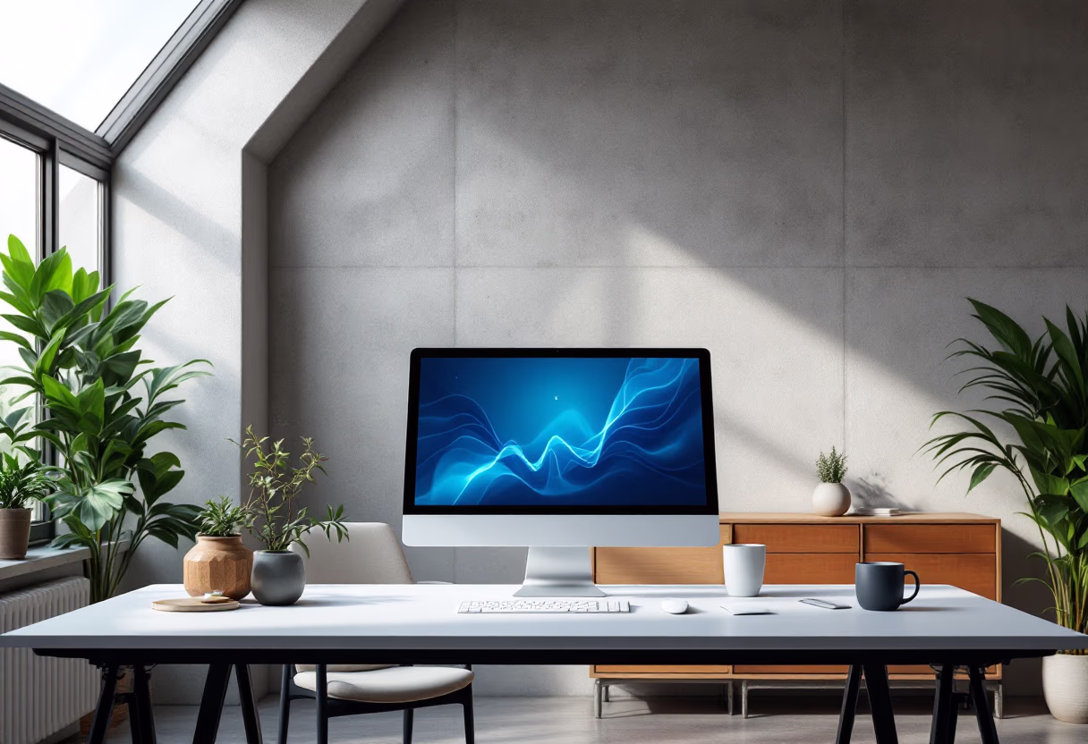 [background image] image of a healthcare professional using ai software (for a ai healthcare company)