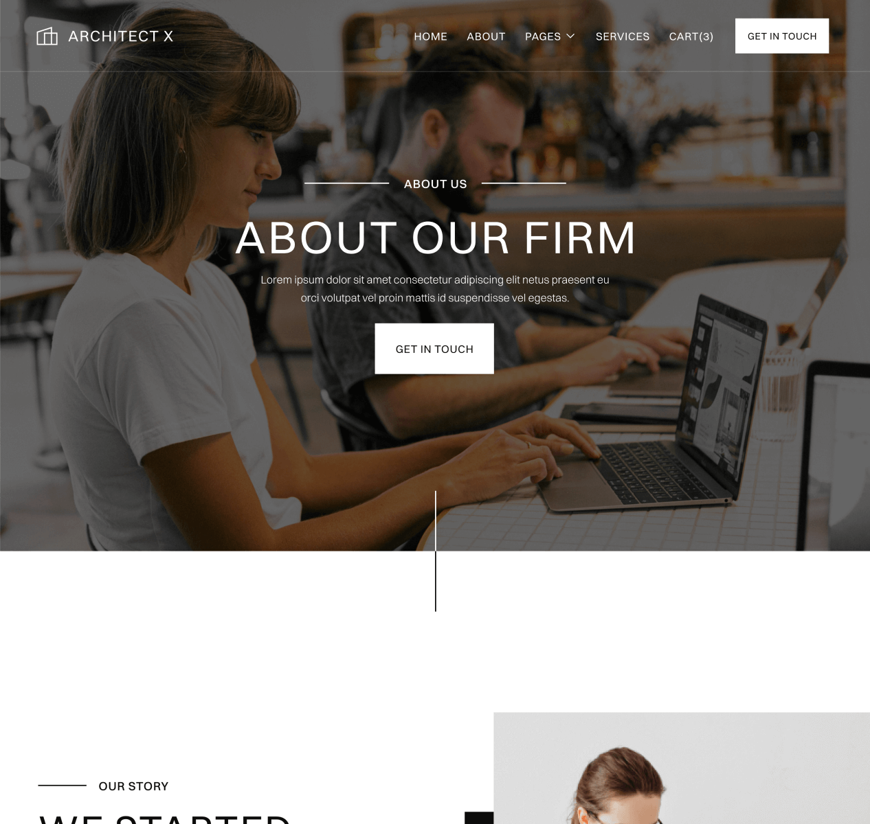 About - Architect X Webflow Template