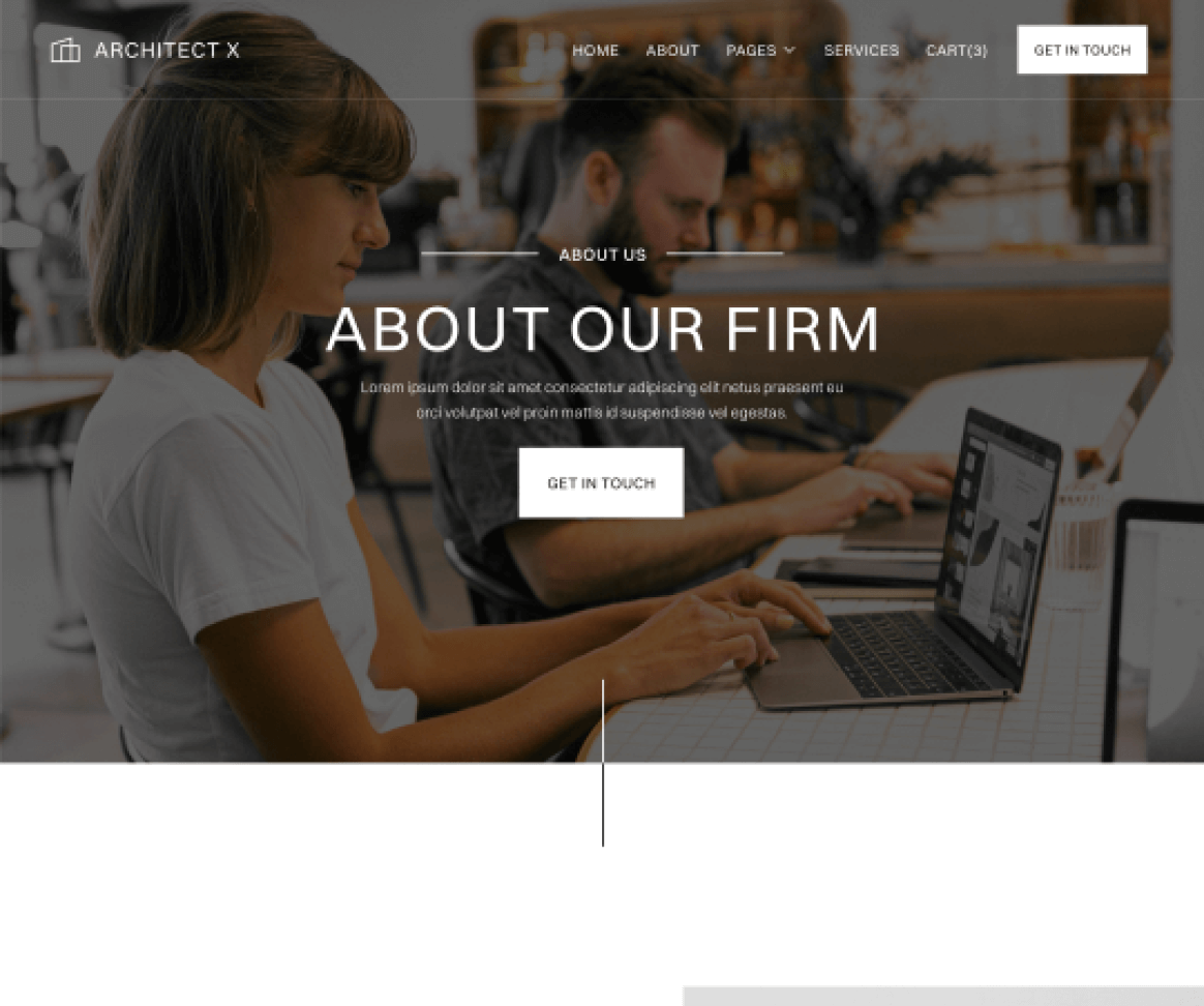 About - Architect X Webflow Template