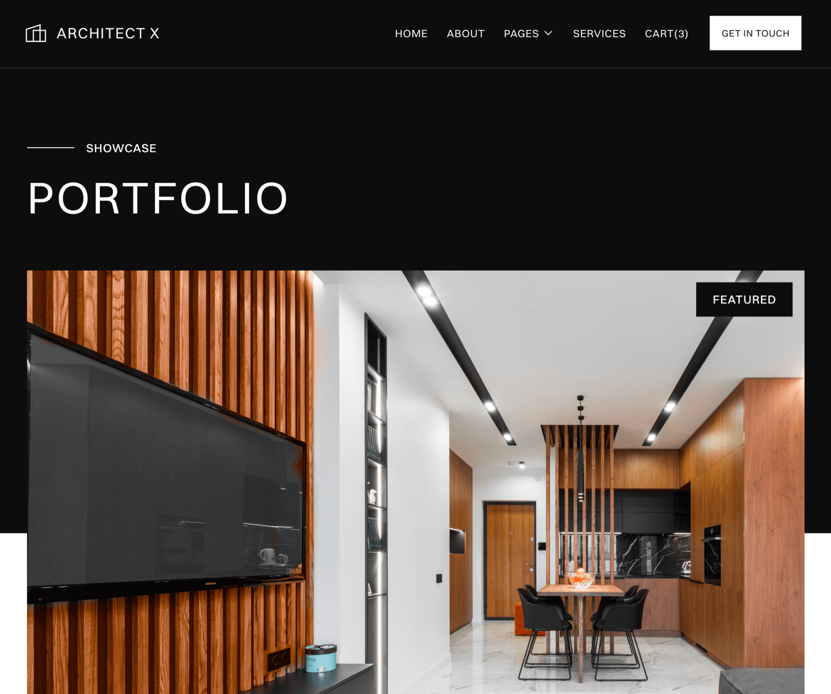 Portfolio - Architect X Webflow Template
