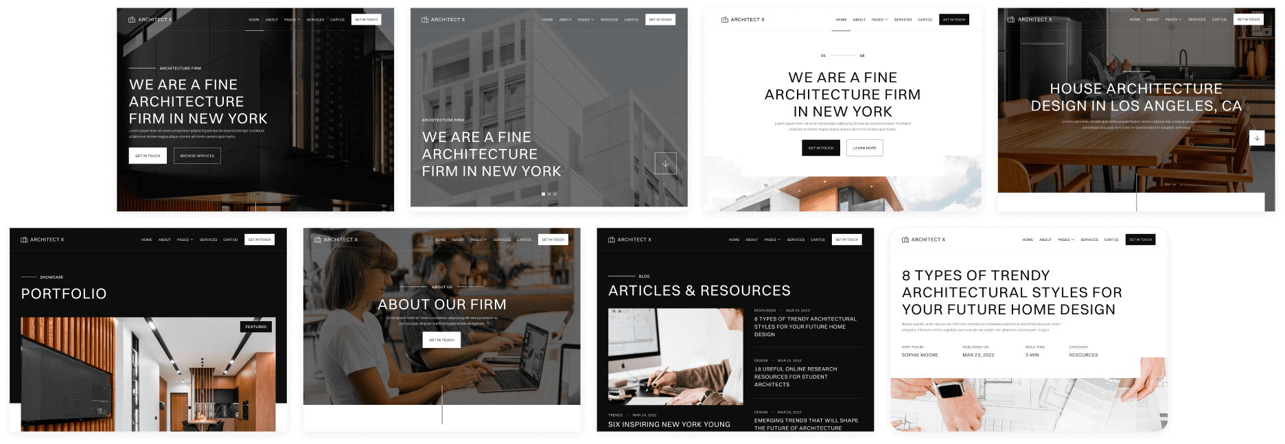 Buy Template - Architect X Webflow Template