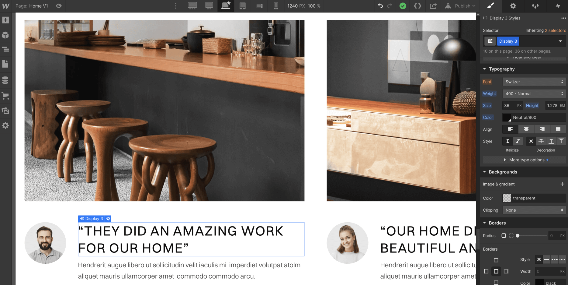 Static Content - Architect X Webflow Template