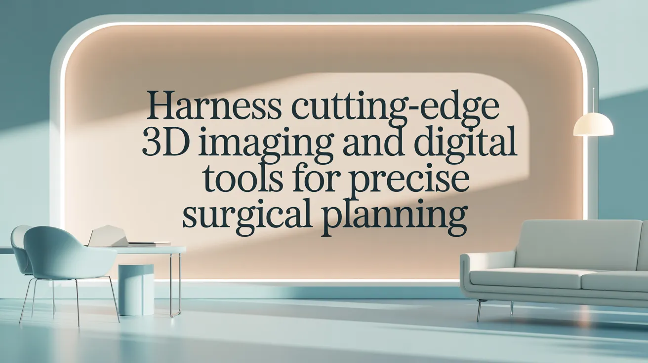 Harness Cutting-Edge 3D Imaging and Digital Tools for Precise Surgical Planning