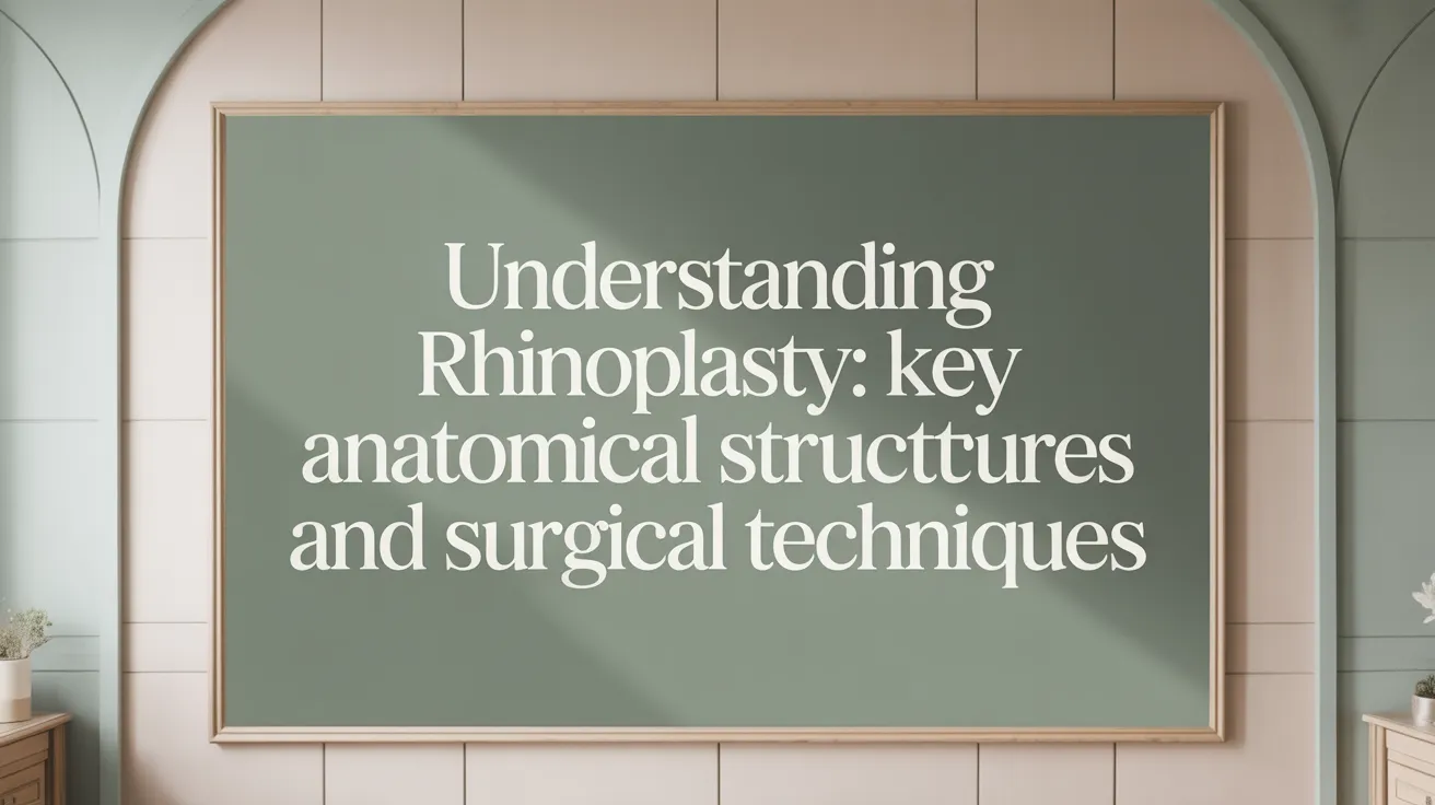 Understanding Rhinoplasty: Key Anatomical Structures and Surgical Techniques