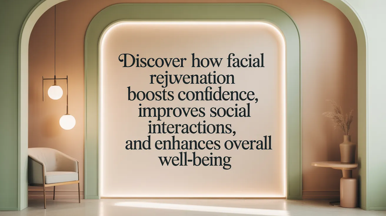 Discover how facial rejuvenation boosts confidence, improves social interactions, and enhances overall well-being.