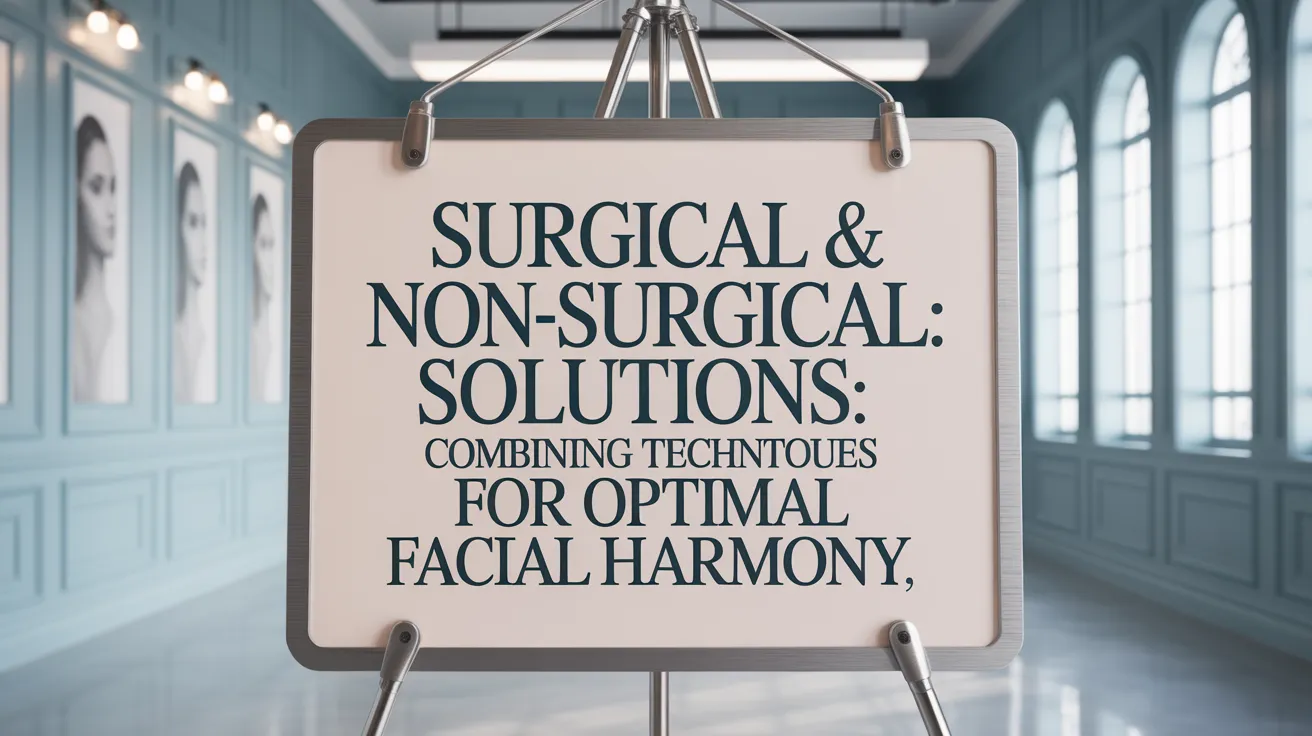 Surgical &amp; Non-Surgical Solutions: Combining Techniques for Optimal Facial Harmony