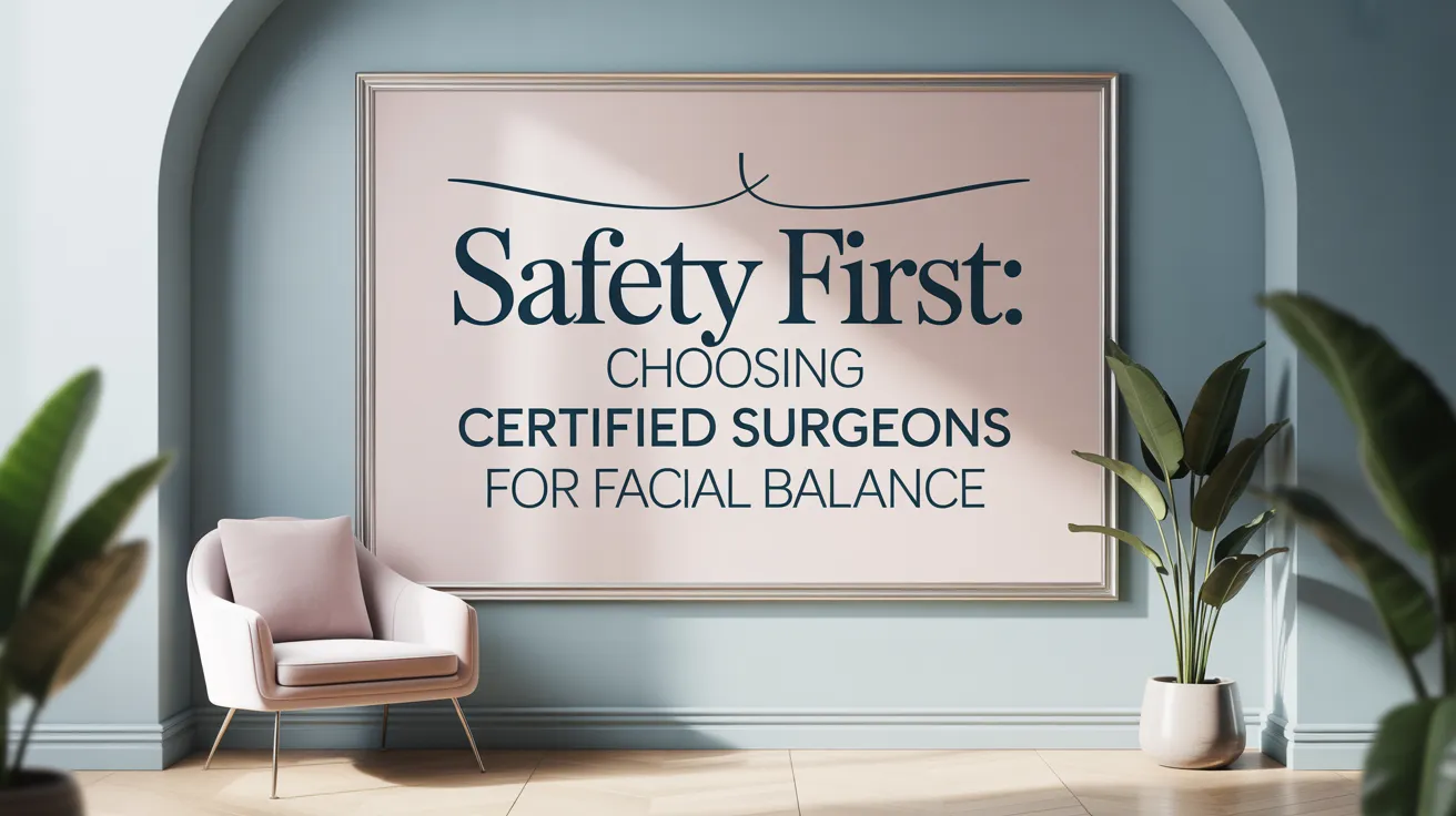 Safety First: Choosing Certified Surgeons for Facial Balance