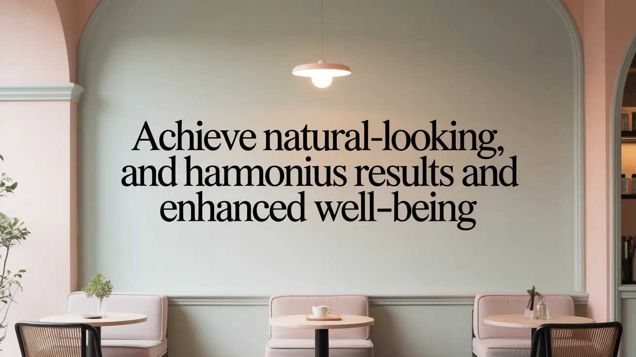Achieve Natural-Looking, Harmonious Results and Enhanced Well-Being